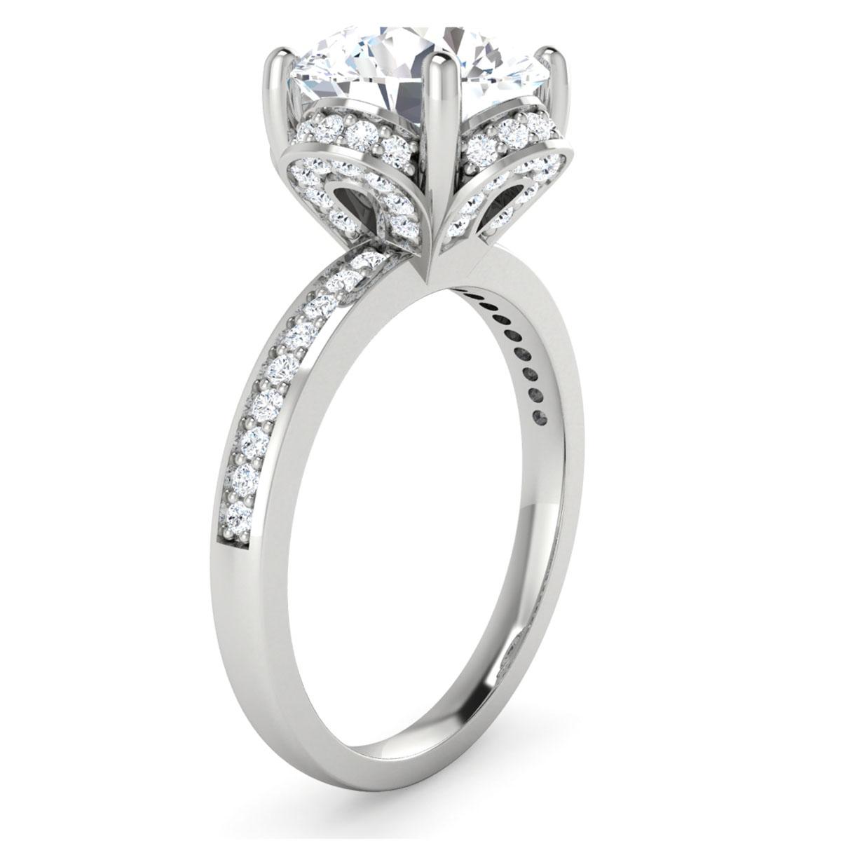 Suzan in 18k White Gold — view 3