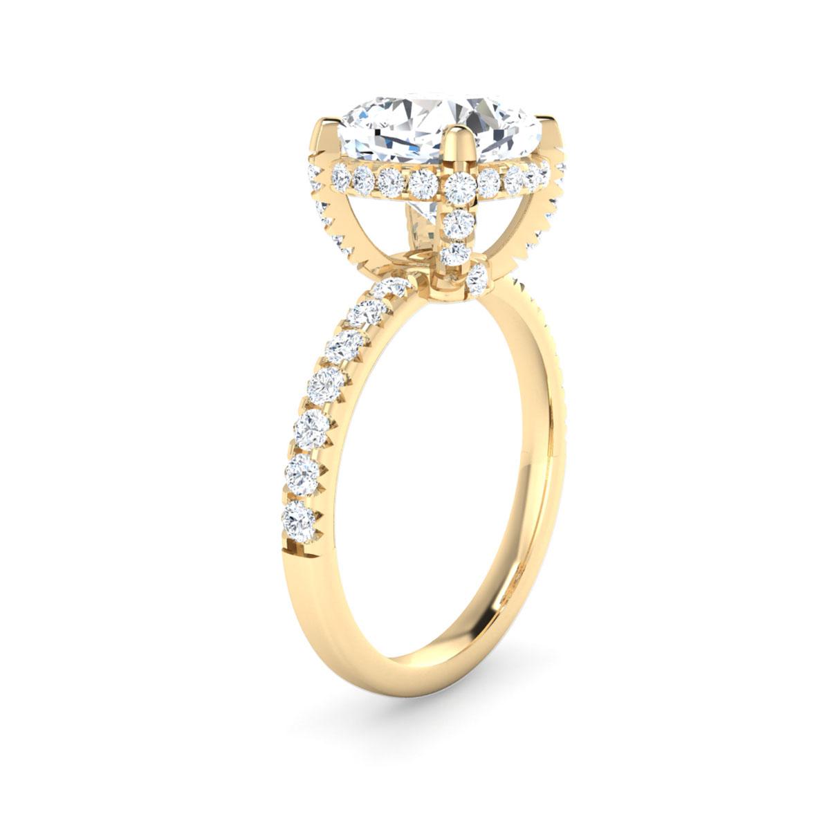 Tina in 18k Yellow Gold — view 3