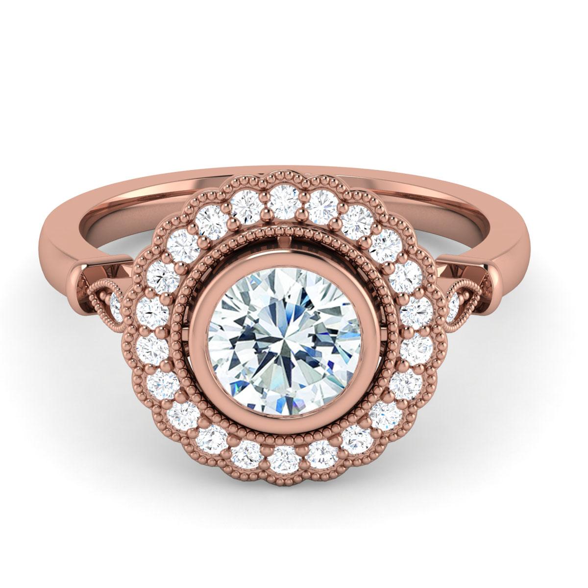 Elizabeth in 18k Rose Gold