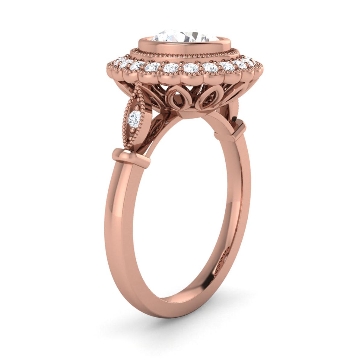 Elizabeth in 18k Rose Gold — view 3