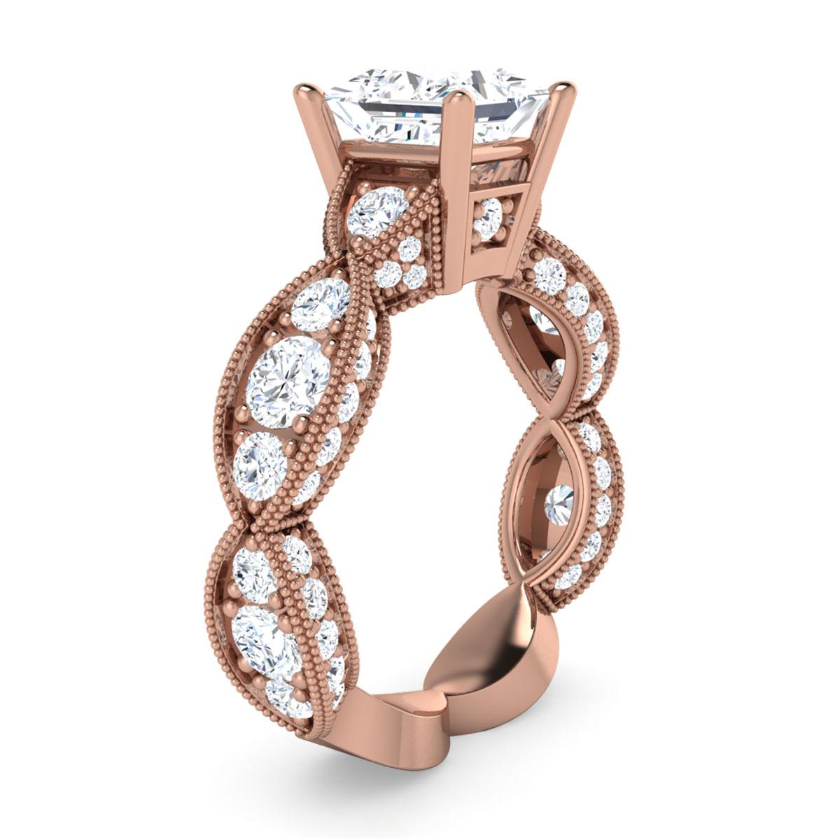 Martha in 18k Rose Gold — view 3