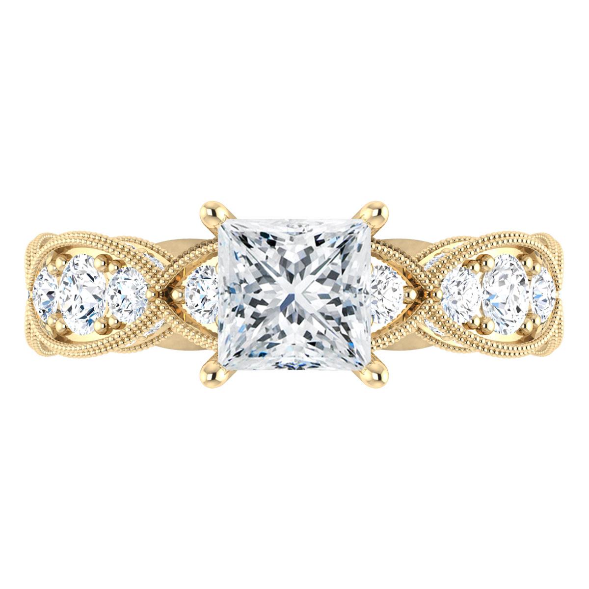 Martha in 18k Yellow Gold — view 5