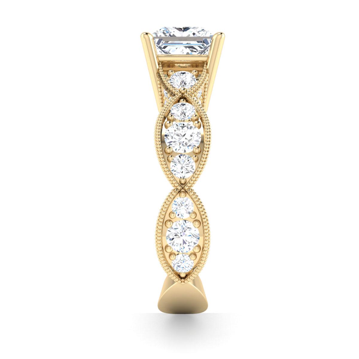 Martha in 18k Yellow Gold — view 4