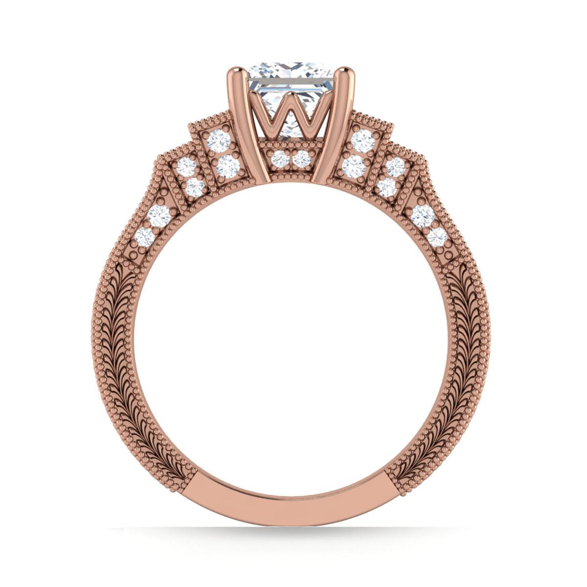 Mona in 18k Rose Gold — view 2