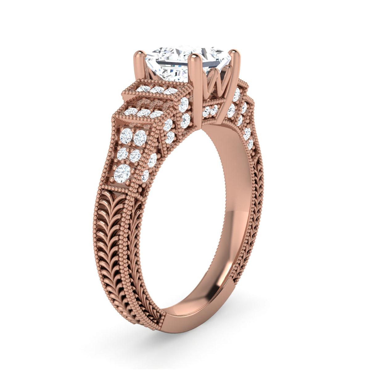 Mona in 18k Rose Gold — view 3