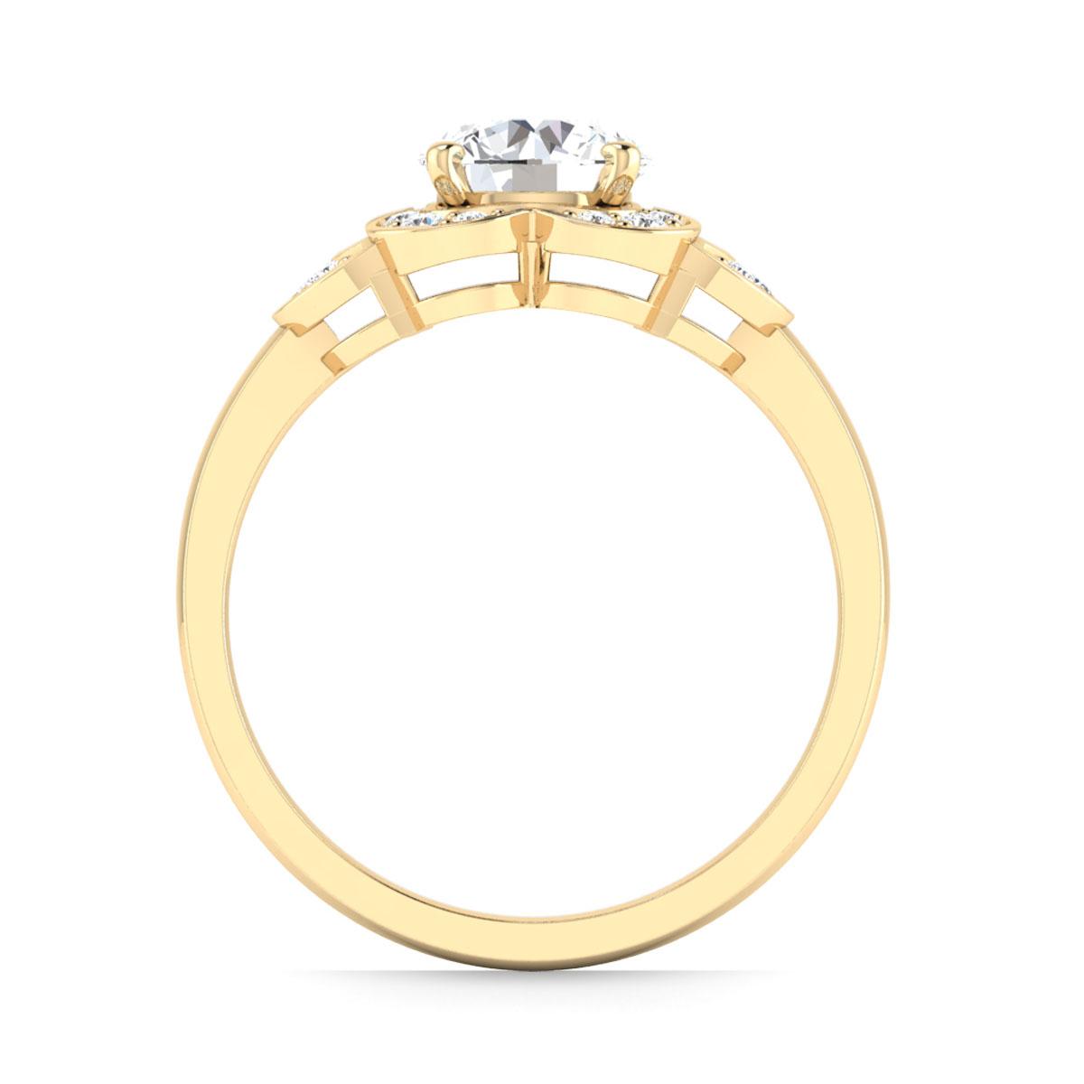 Yana in 18k Yellow Gold — view 2
