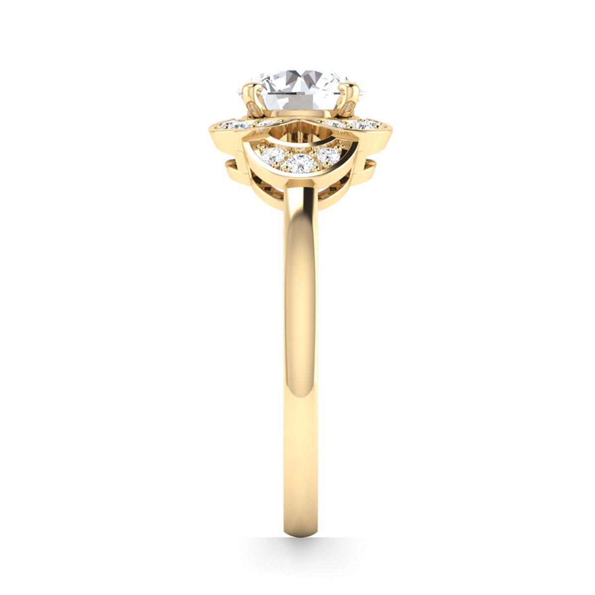 Yana in 18k Yellow Gold — view 4