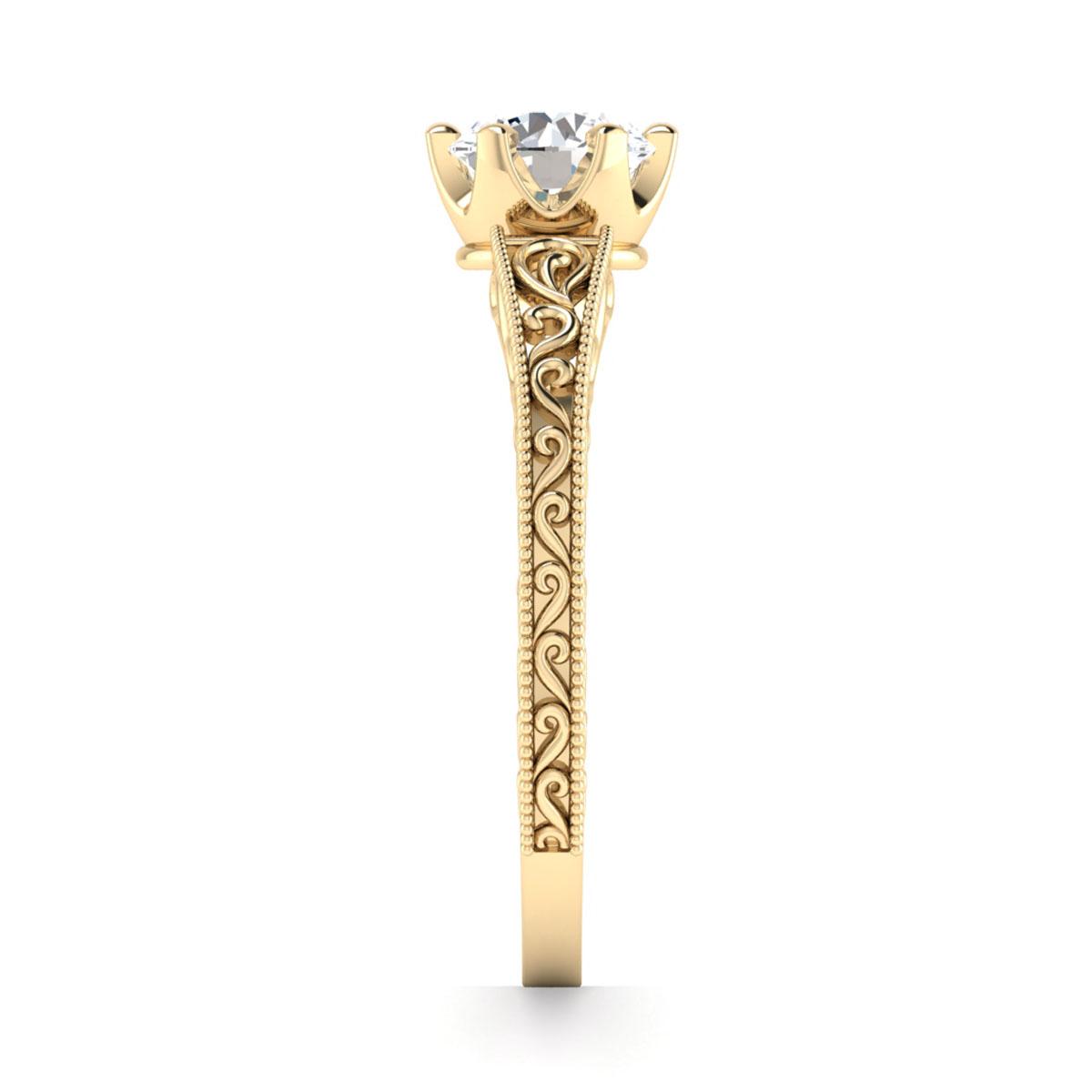 Lea in 18k Yellow Gold — view 4