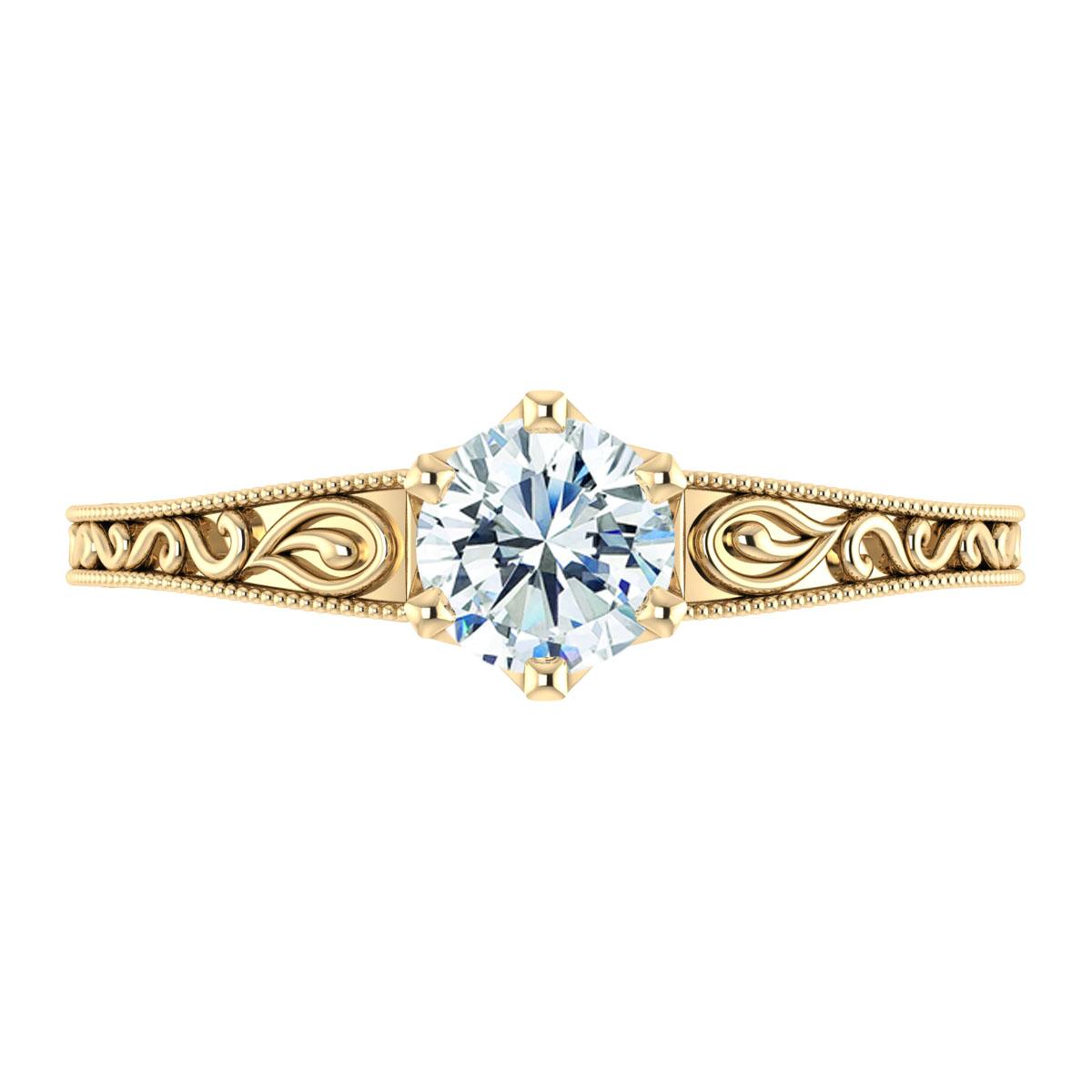 Lea in 18k Yellow Gold — view 5