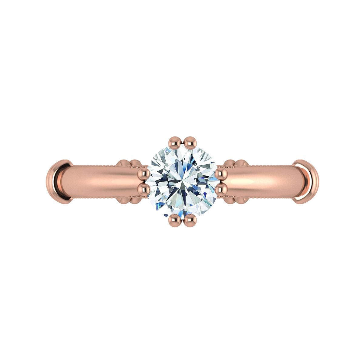 Chrlotte in 18k Rose Gold — view 5