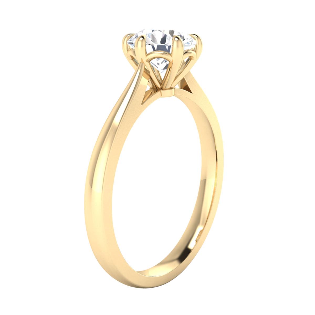 Daisy in 18k Yellow Gold — view 3