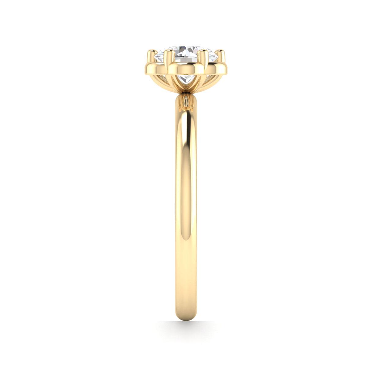 Diana in 18k Yellow Gold — view 4