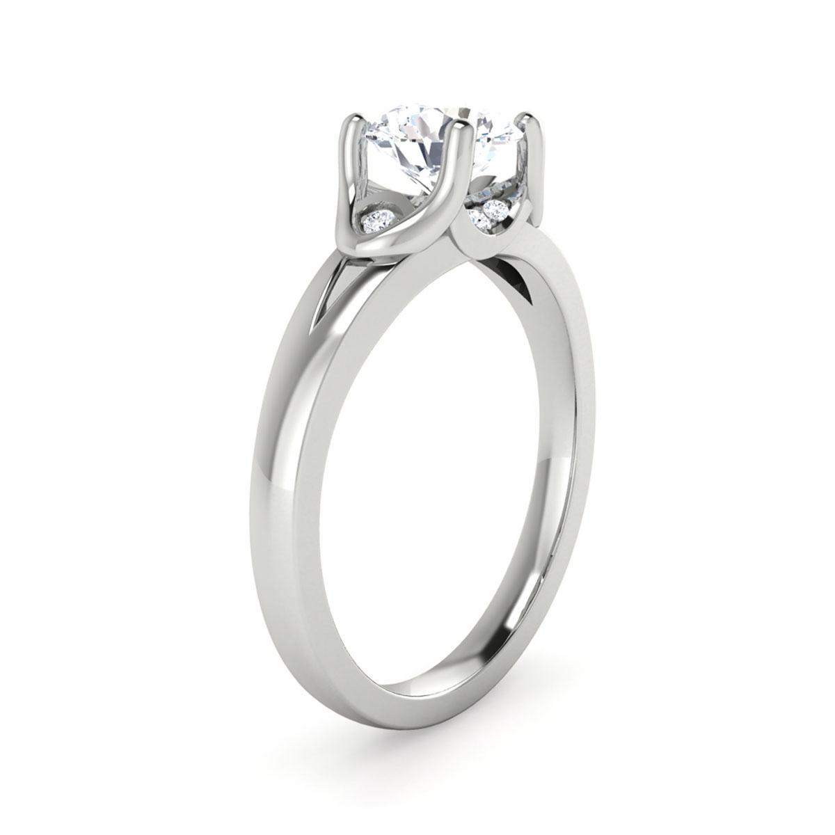 Edwina in 18k White Gold — view 3