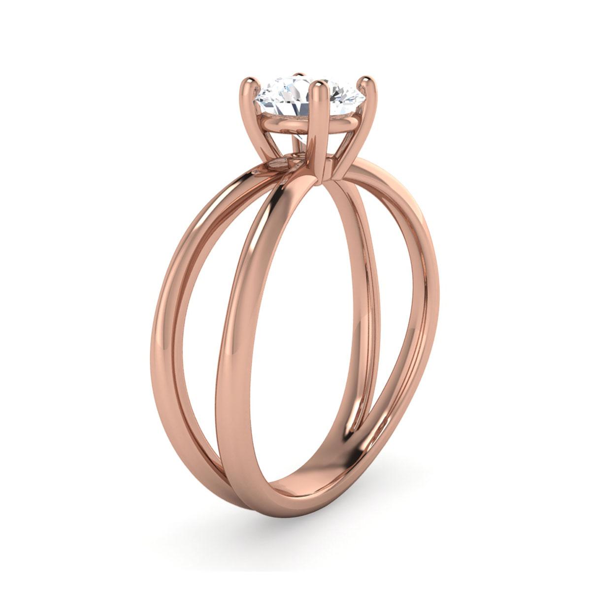Ella in 18k Rose Gold — view 3
