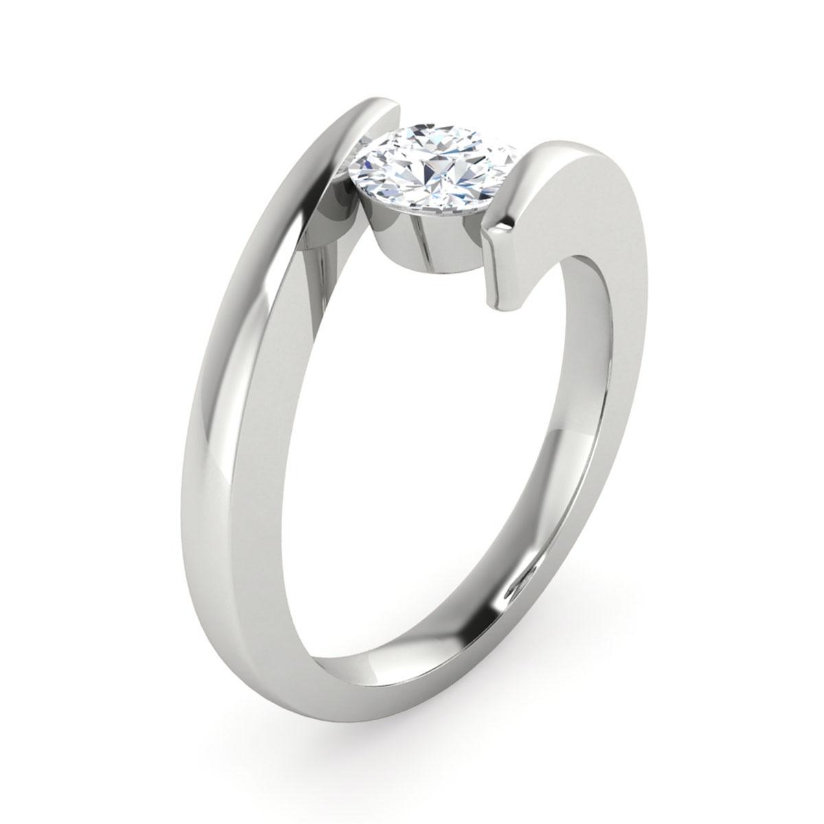 Erin in 18k White Gold — view 3