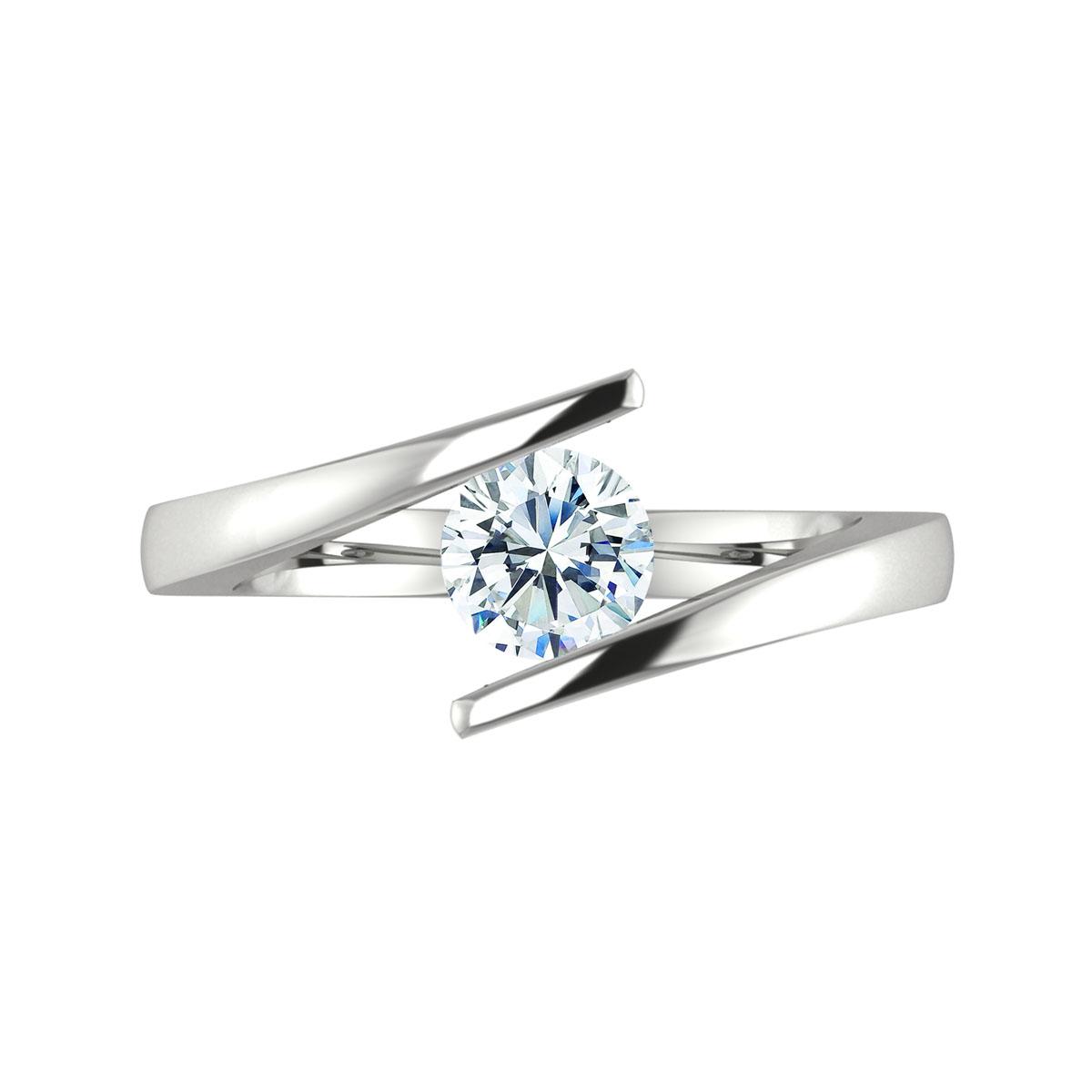Erin in 18k White Gold — view 5
