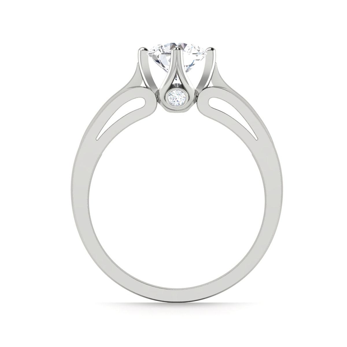 Garnet in Platinum — view 2