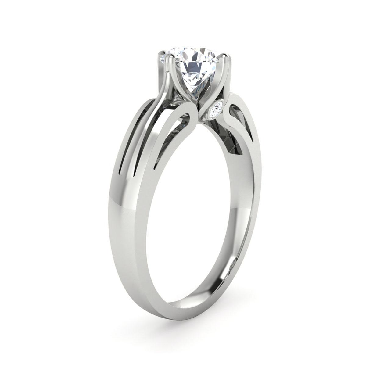 Garnet in Platinum — view 3