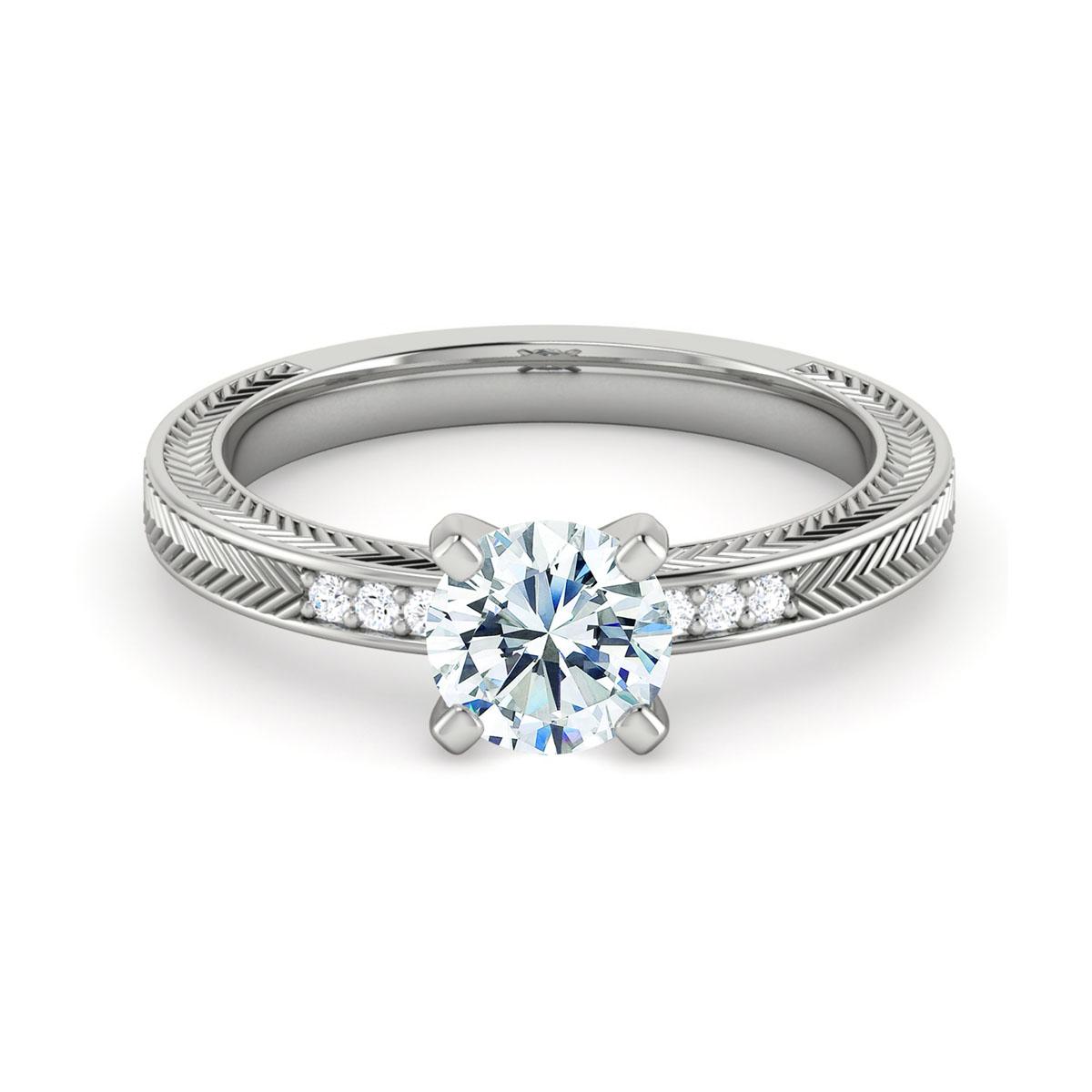 Hannah in 18k White Gold