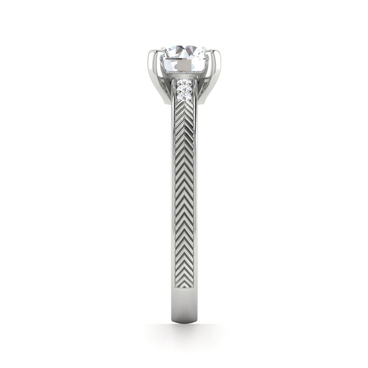 Hannah in 18k White Gold — view 4