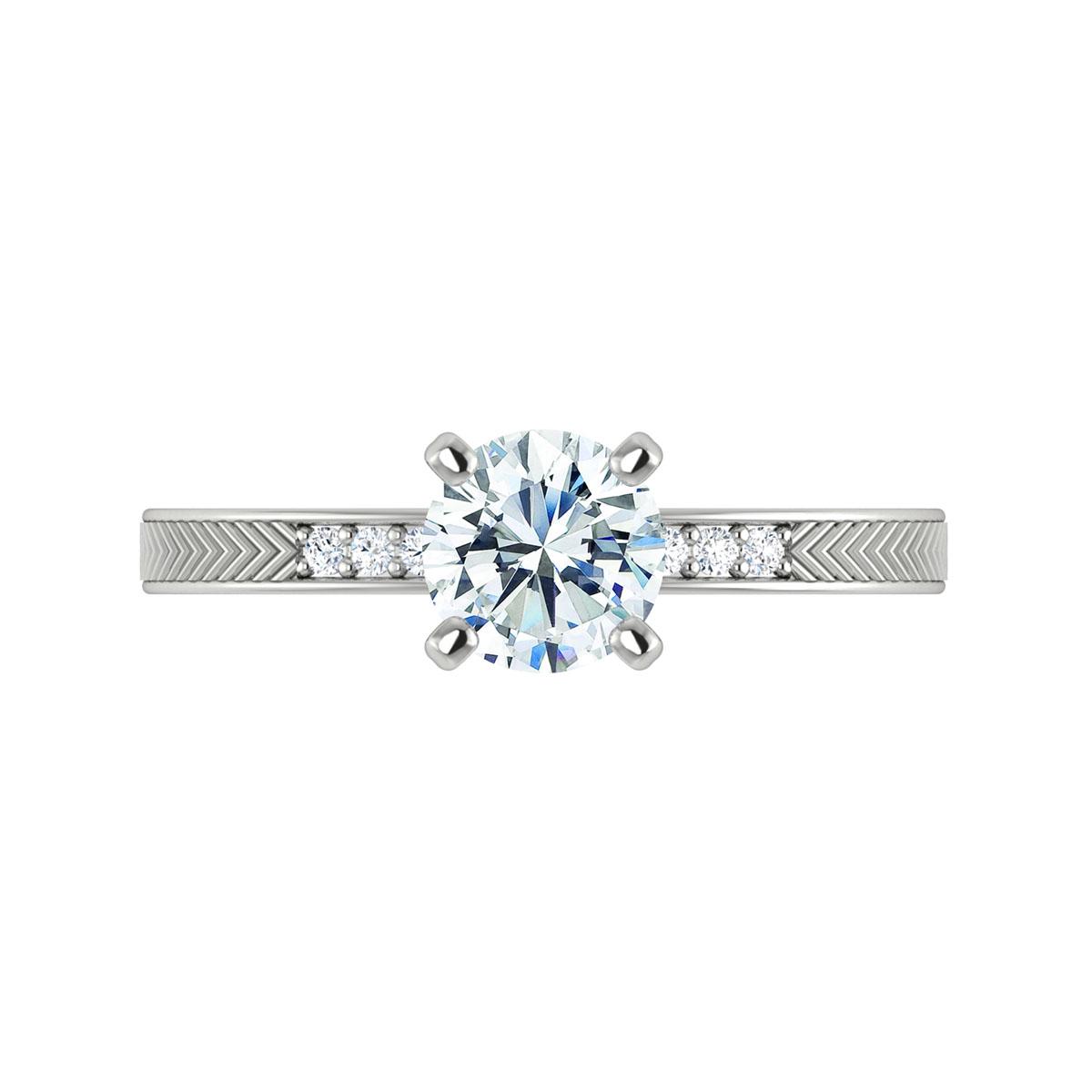 Hannah in 18k White Gold — view 5