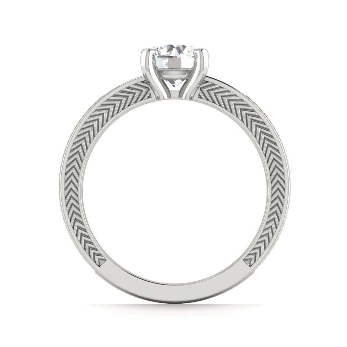 Hannah in 18k White Gold — view 2