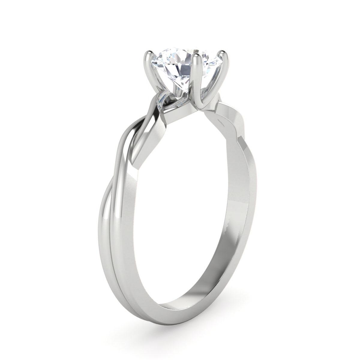 Kristina in 18k White Gold — view 3