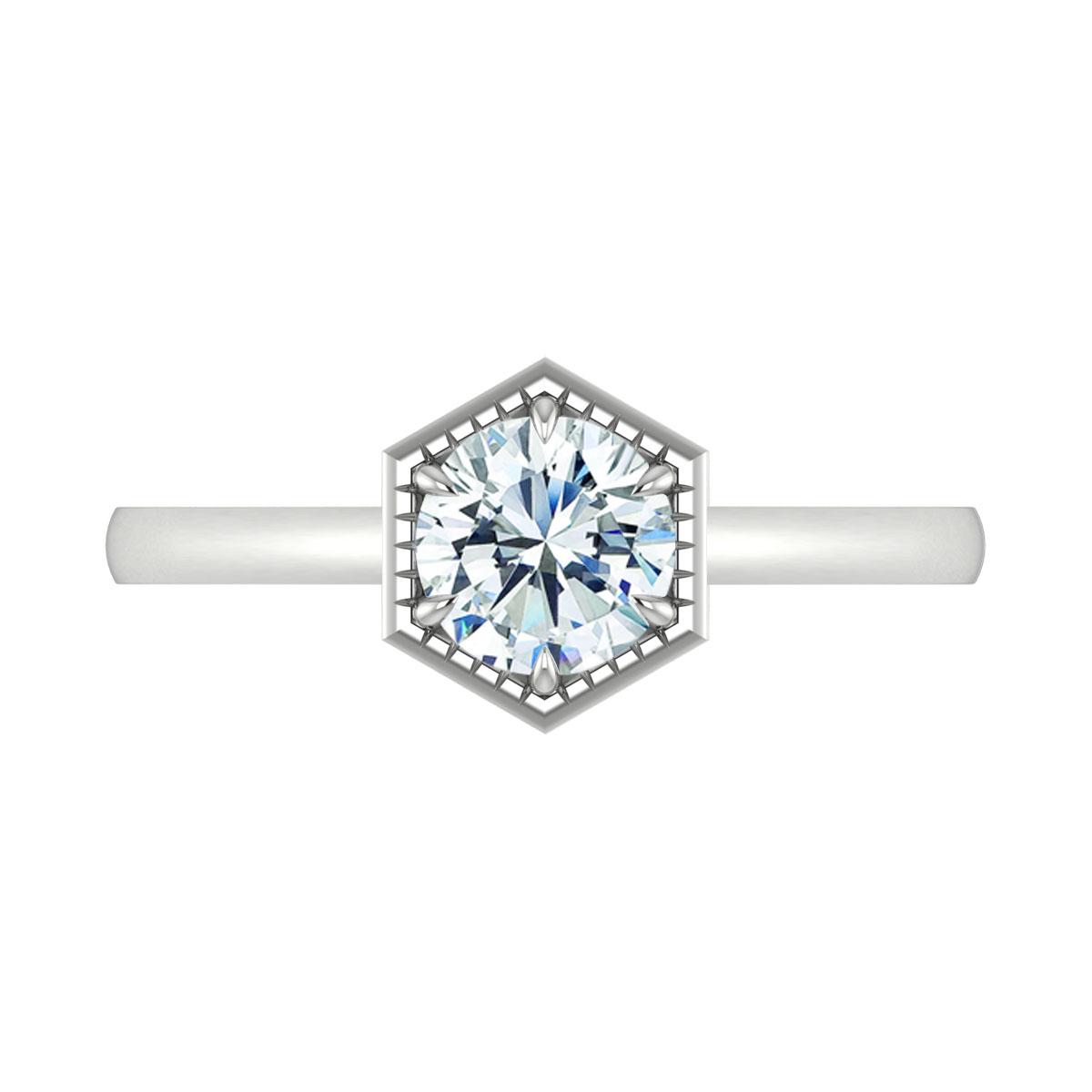 Maisie in 18k White Gold — view 5