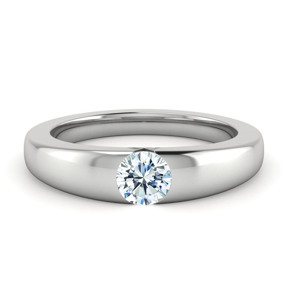 18k White Gold