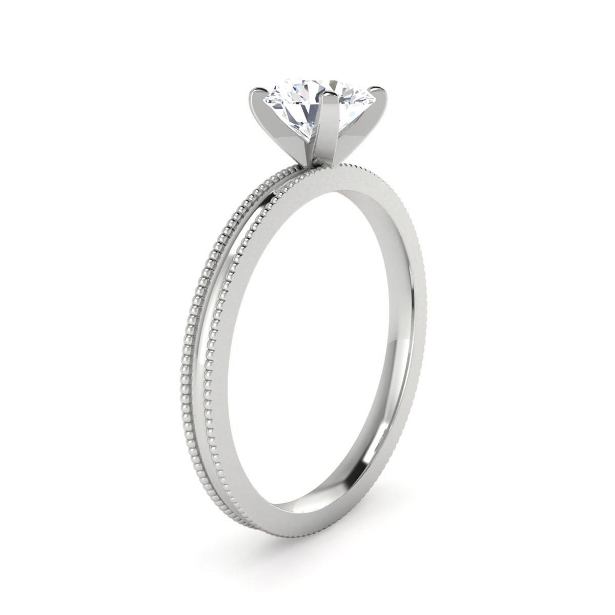 Noa in 18k White Gold — view 3