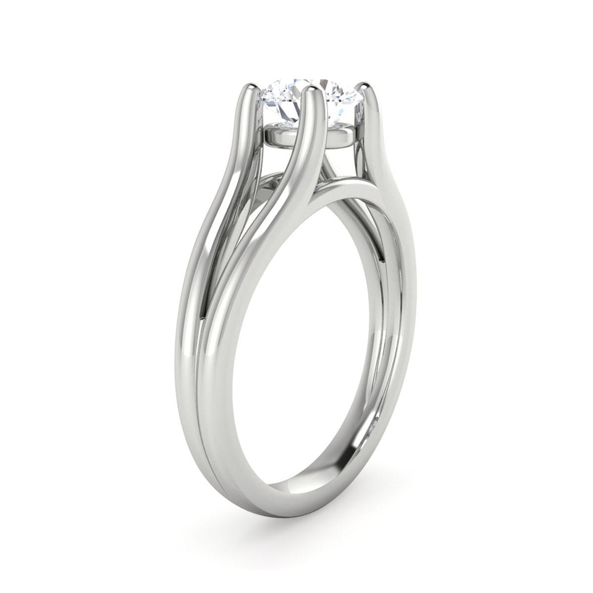 Saki in 18k White Gold — view 3