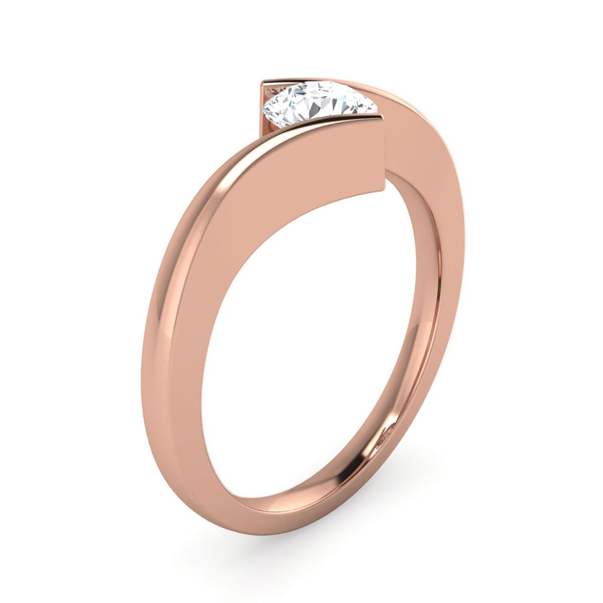 Yumi in 18k Rose Gold — view 3