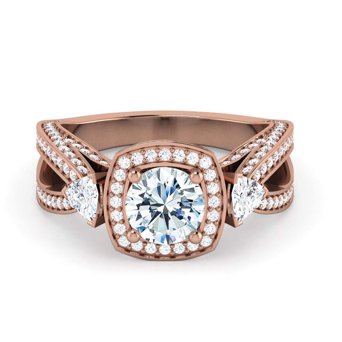 Audra in 18k Rose Gold