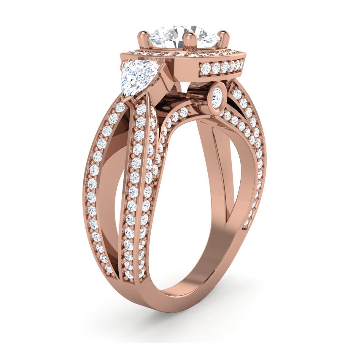 Audra in 18k Rose Gold — view 3