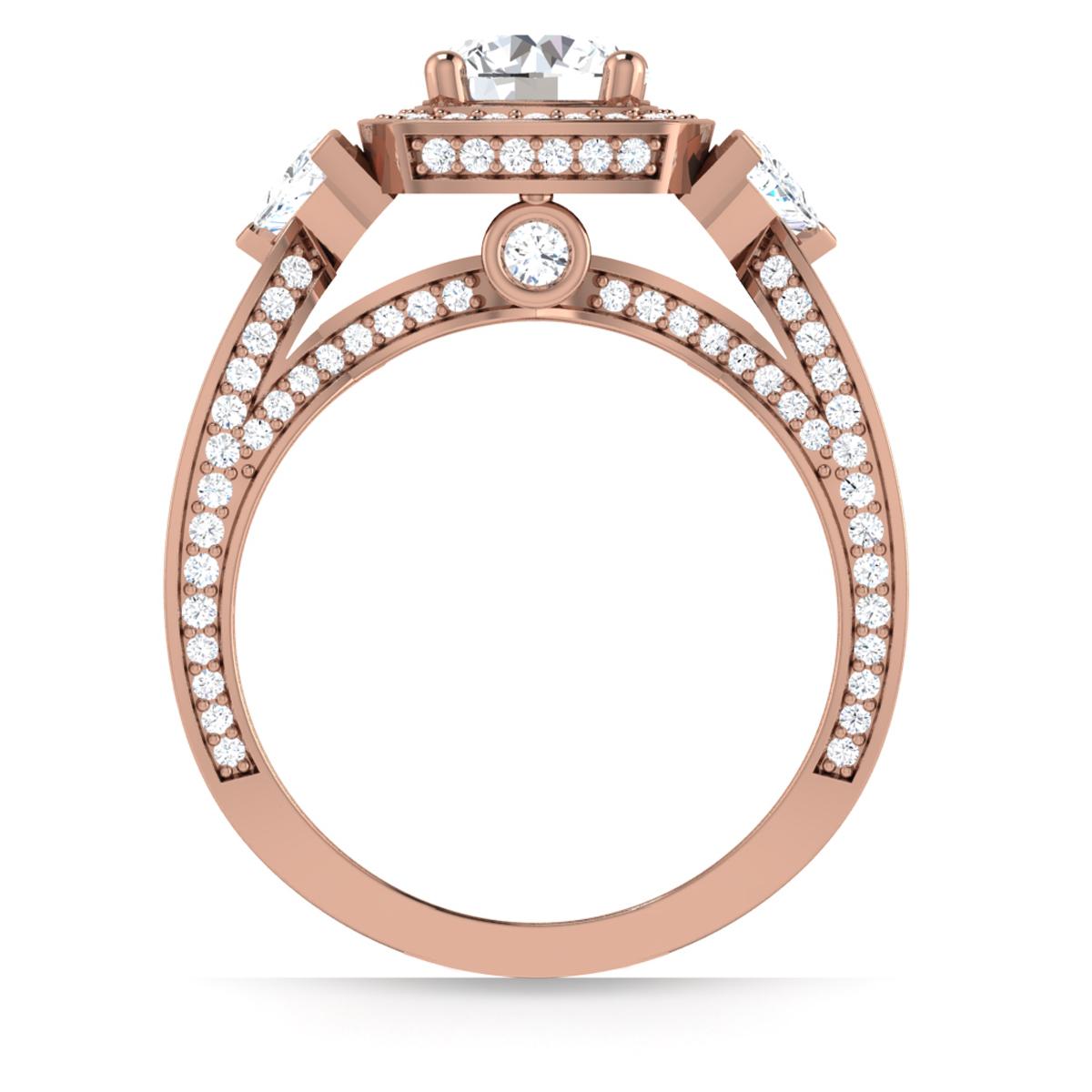 Audra in 18k Rose Gold — view 2
