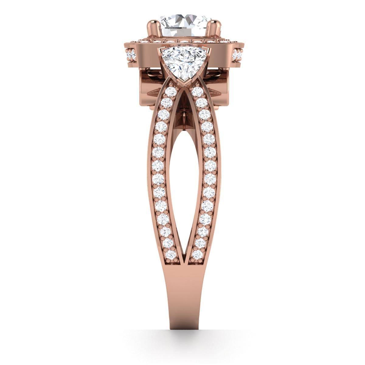 Audra in 18k Rose Gold — view 4