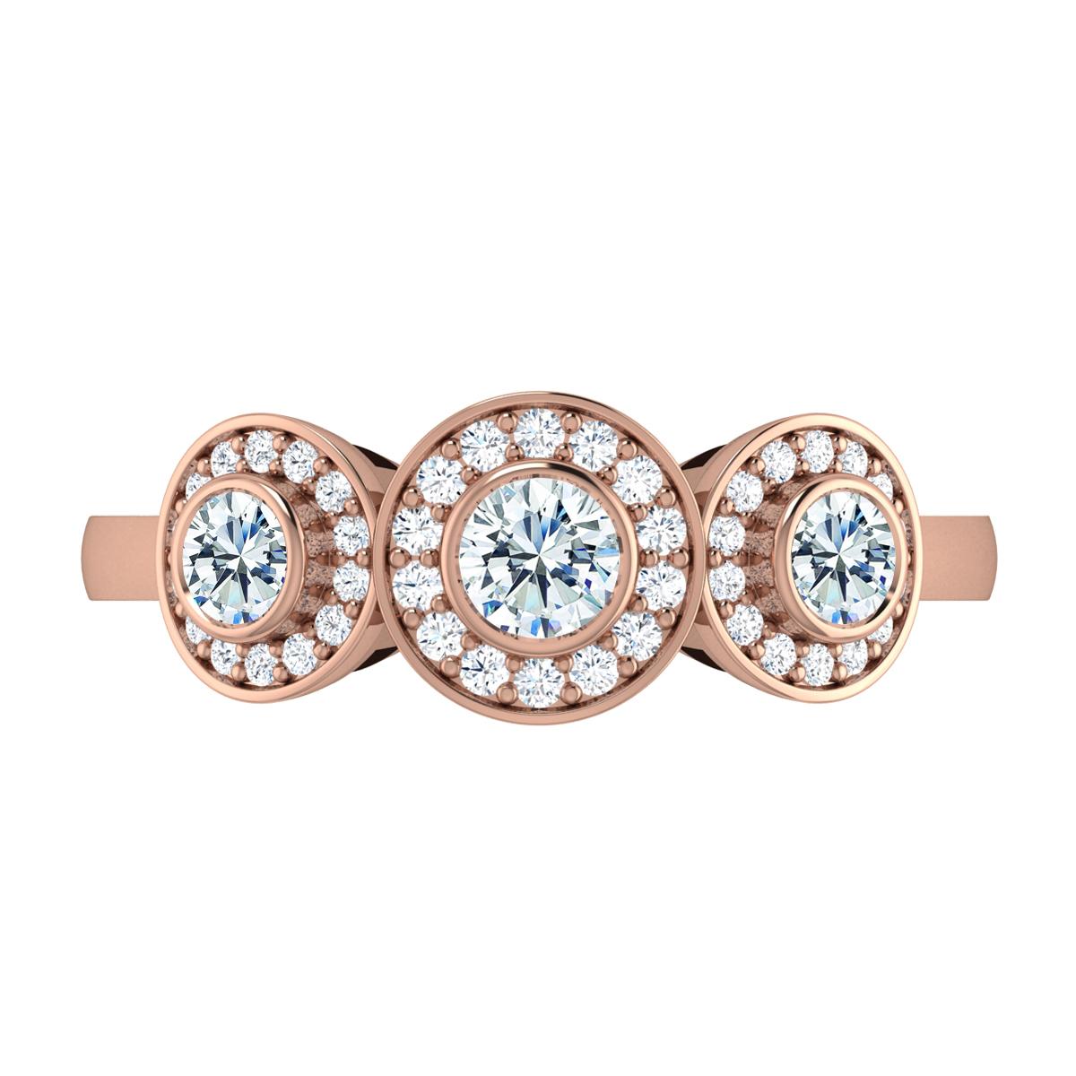 Bella in 18k Rose Gold — view 5