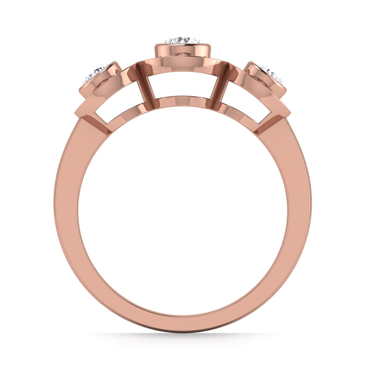 Bella in 18k Rose Gold — view 2