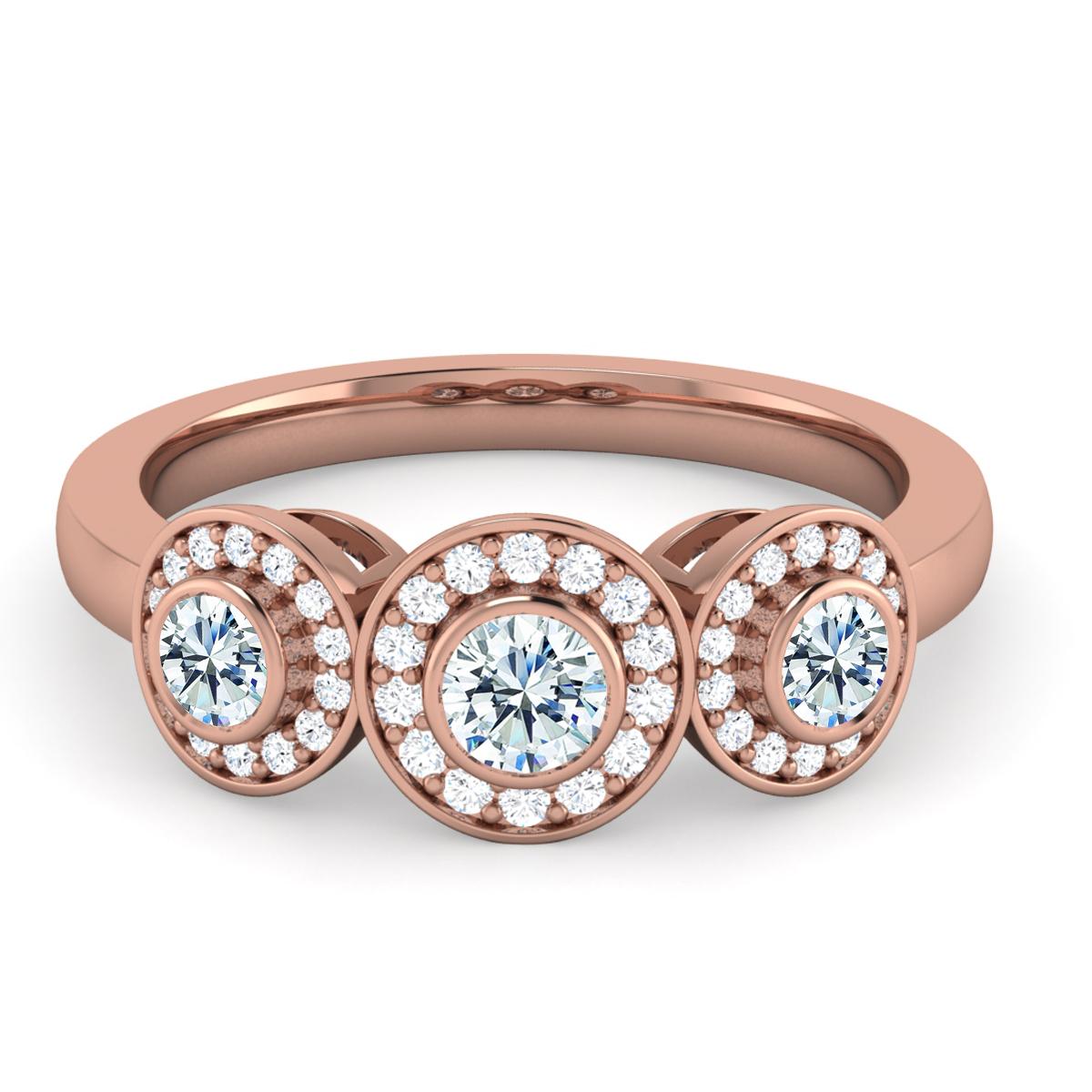 Bella in 18k Rose Gold