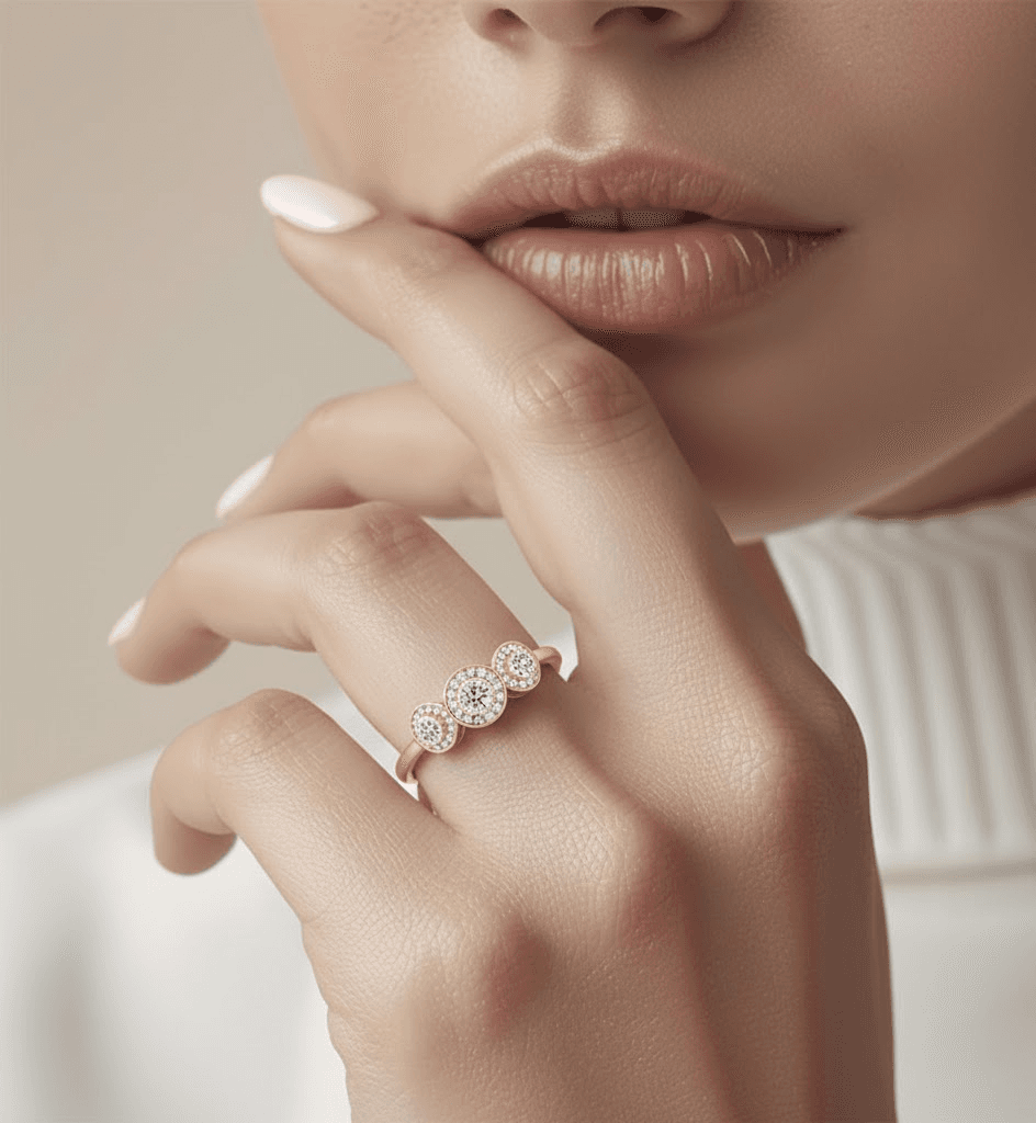Bella in 18k Rose Gold — view 6