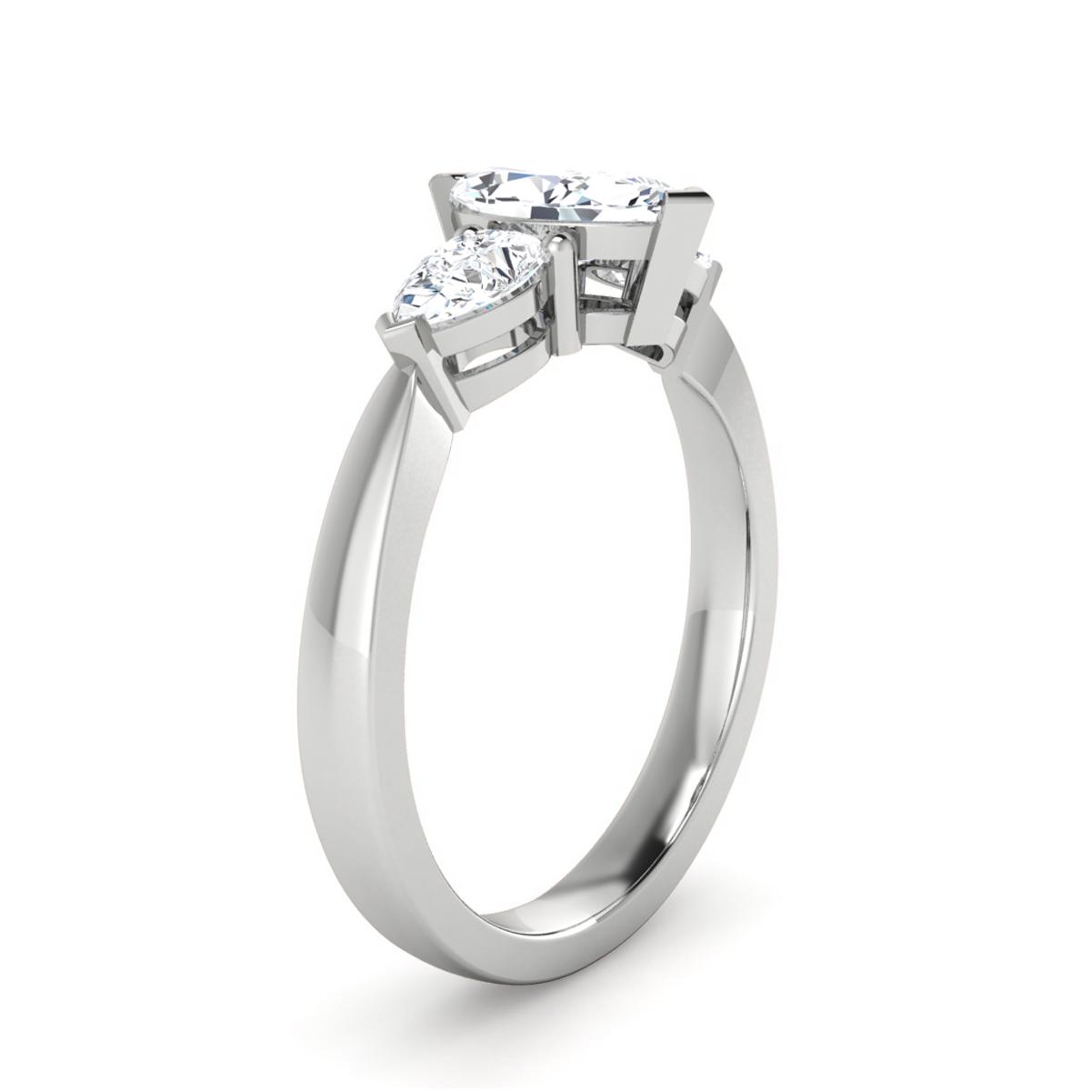 Bethany in 18k White Gold — view 3