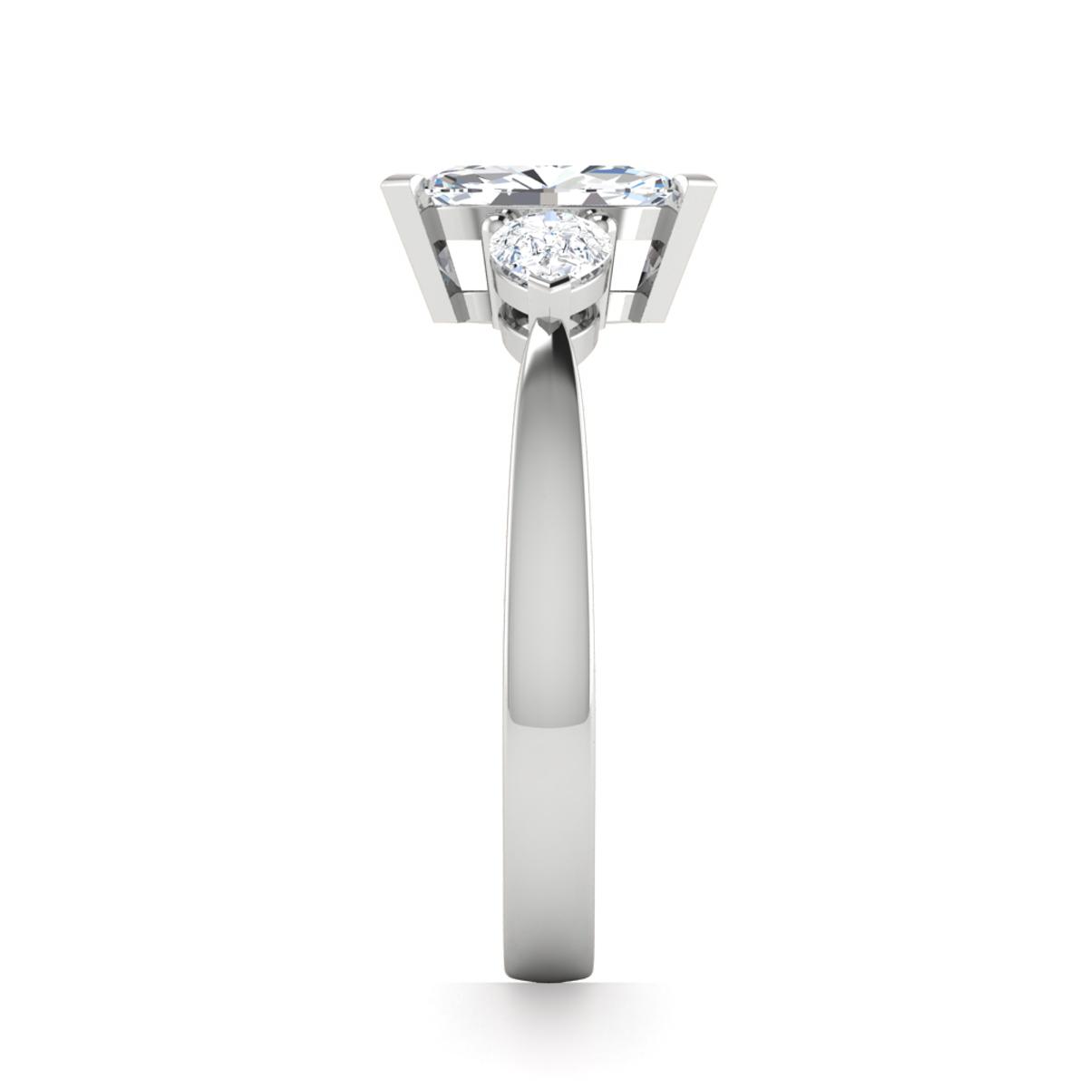 Bethany in 18k White Gold — view 4