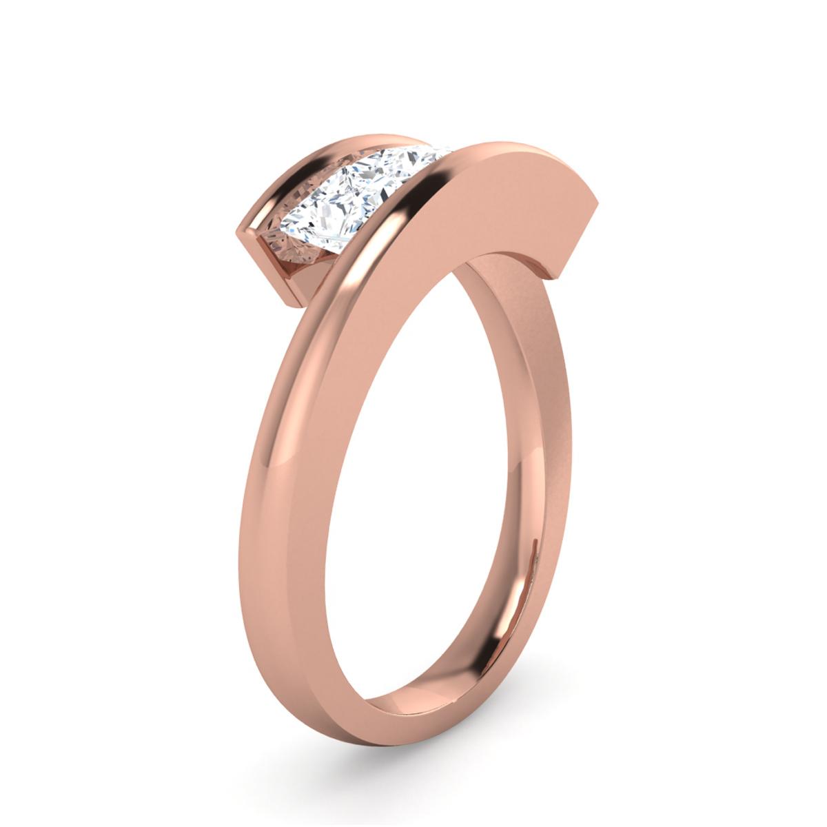 Caitlin in 18k Rose Gold — view 3