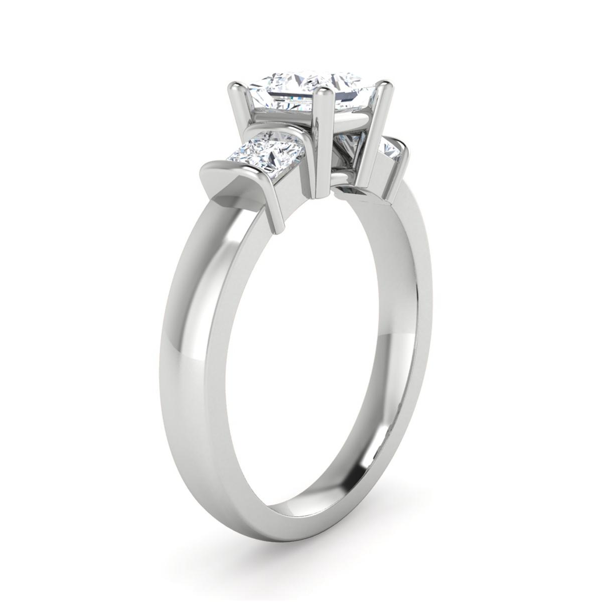 Holly in 18k White Gold — view 3