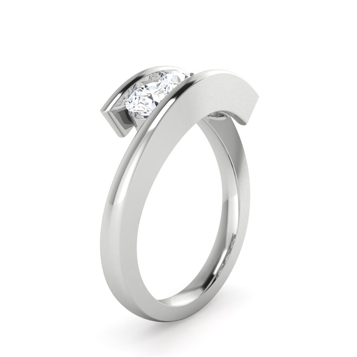 Imogen in 18k White Gold — view 3