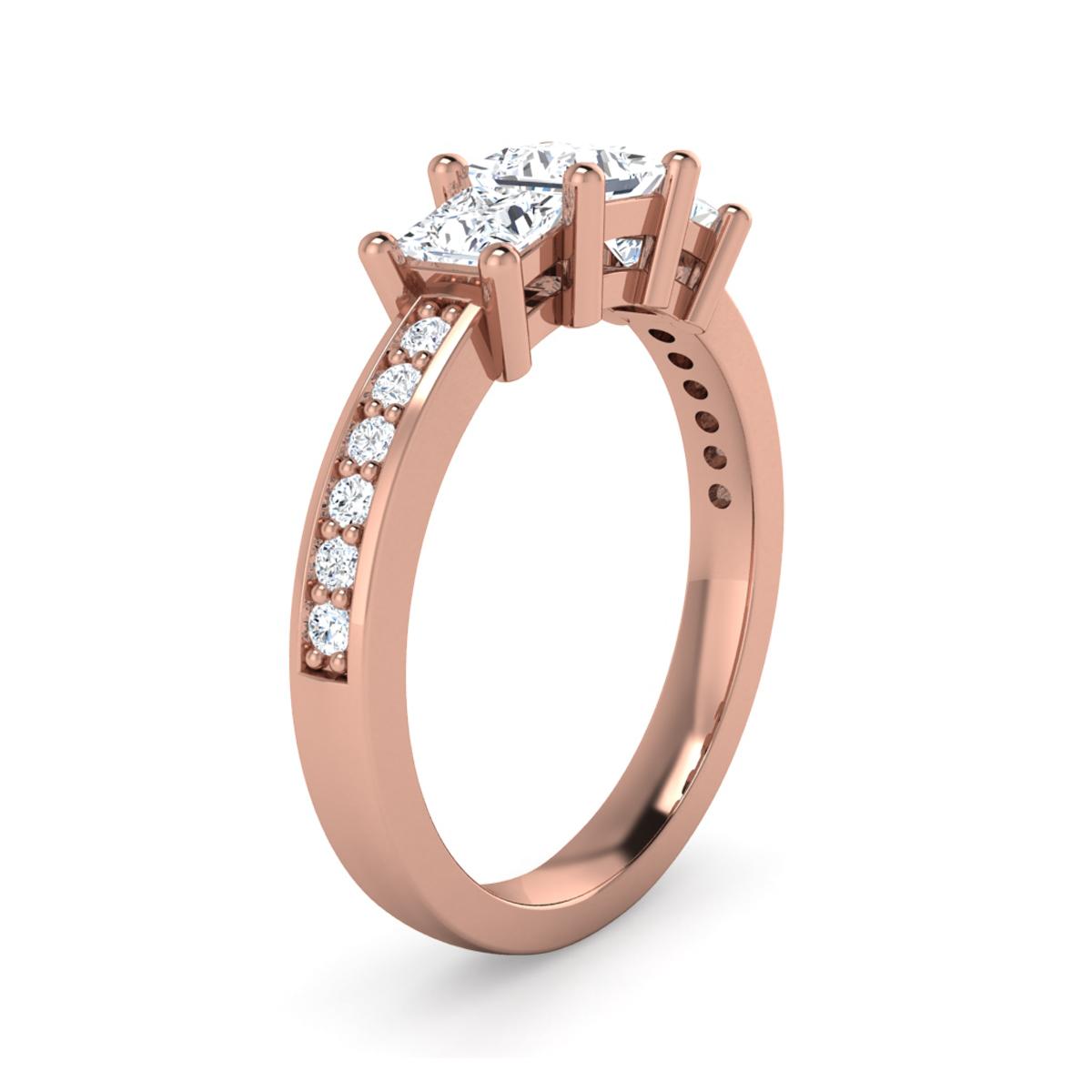 Julia in 18k Rose Gold — view 3