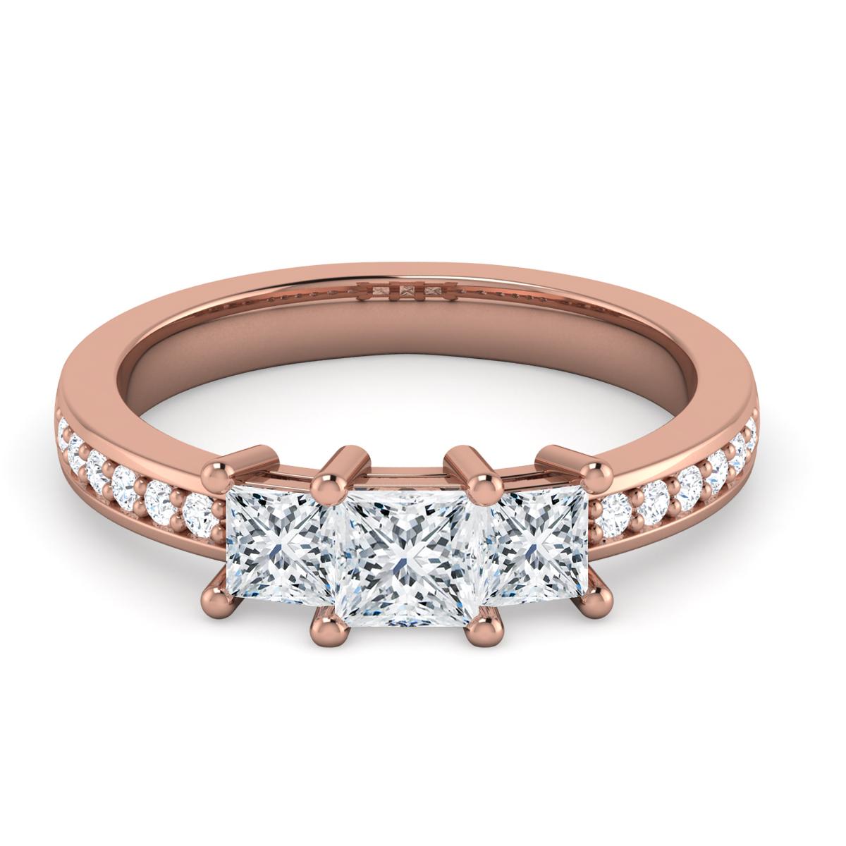 Julia in 18k Rose Gold