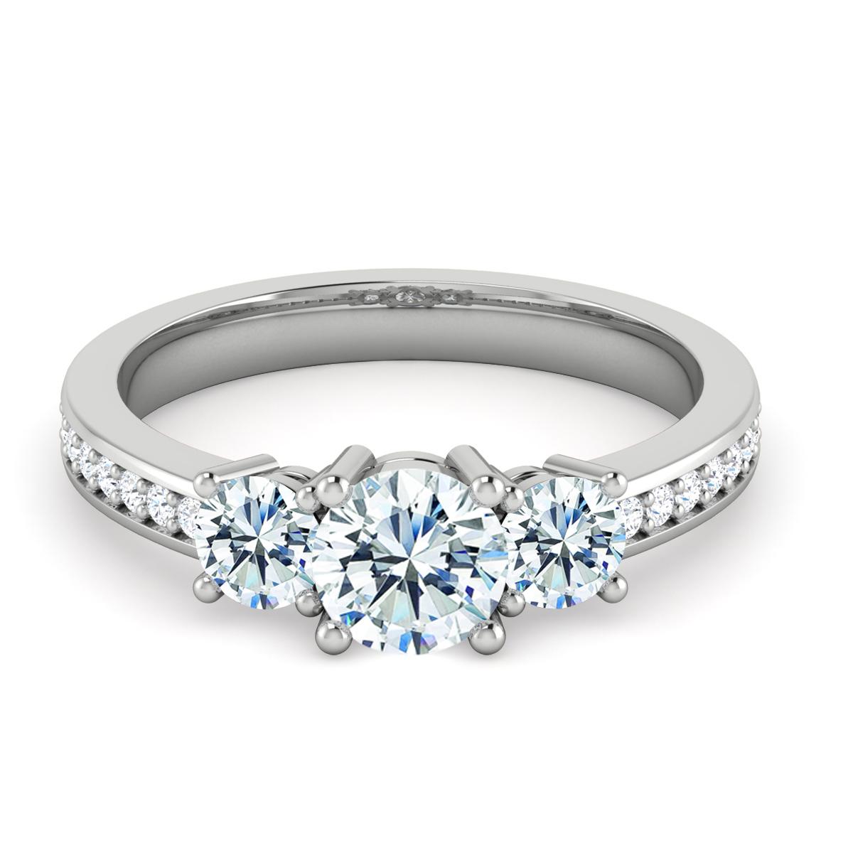 18k White Gold