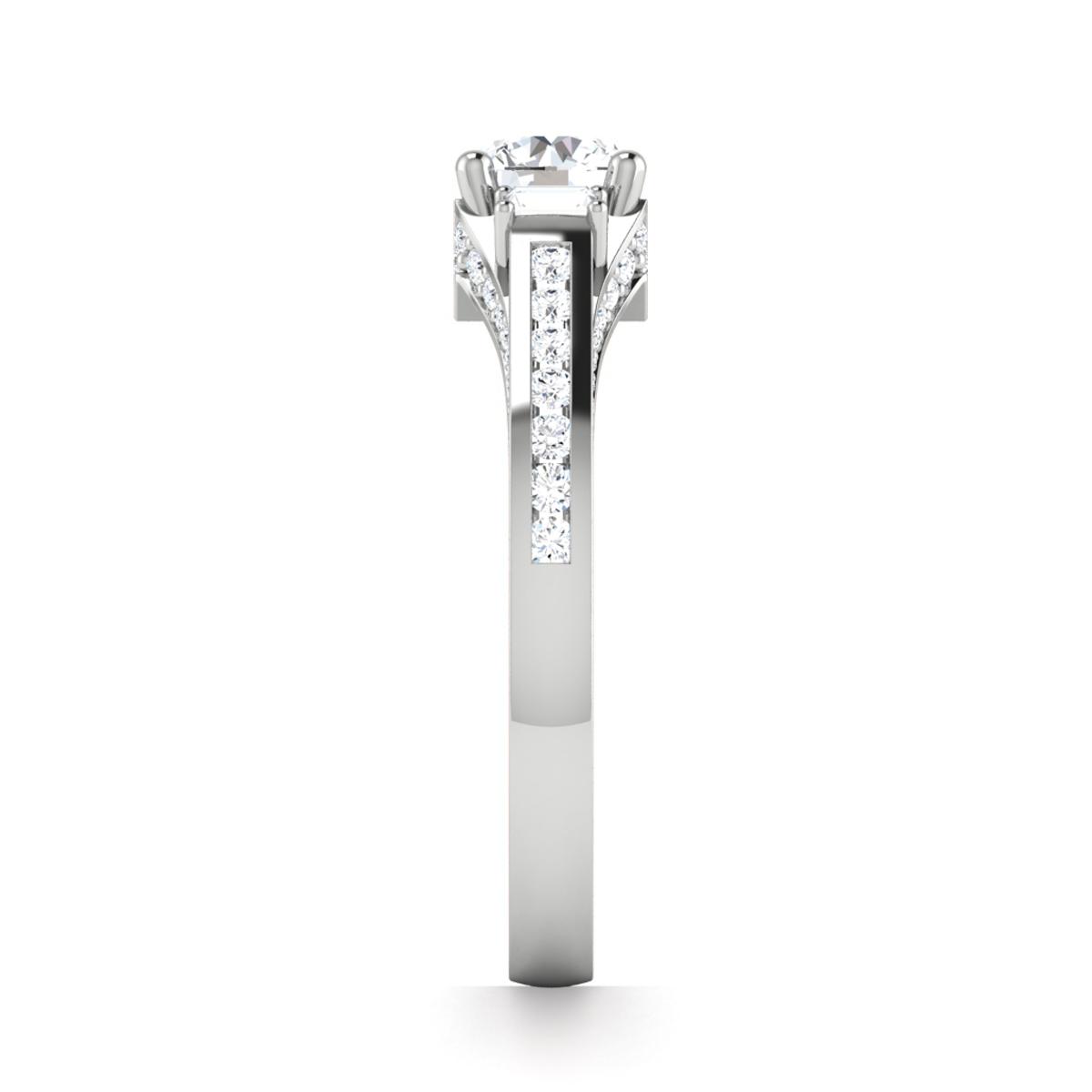 Lauren in 18k White Gold — view 4