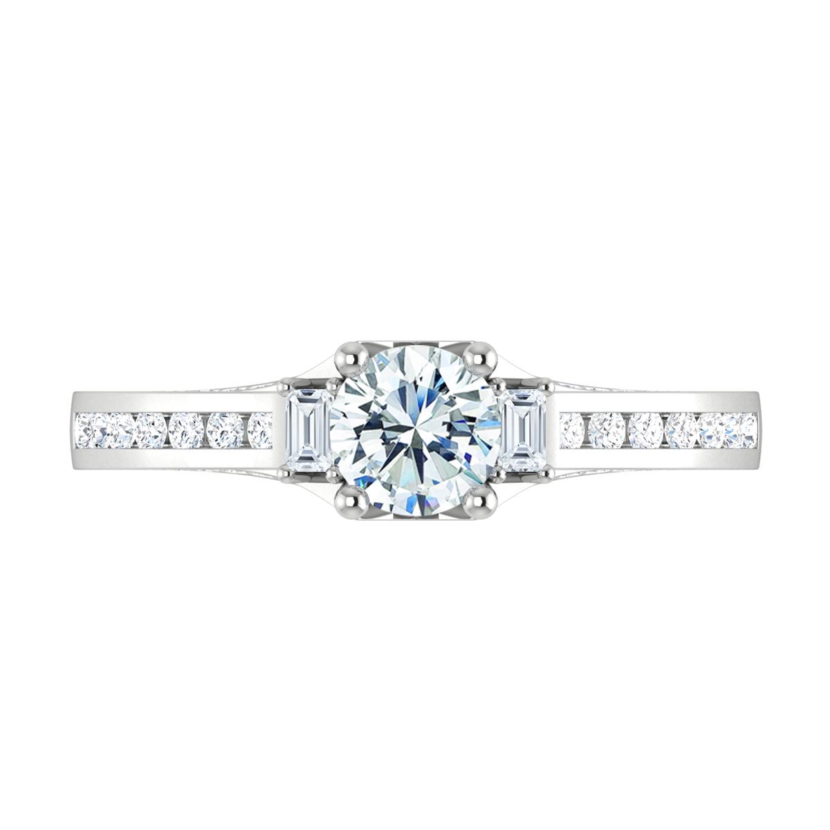 Lauren in 18k White Gold — view 5